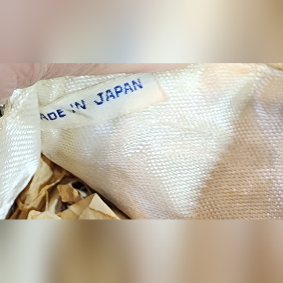 VINTAGE Small Beaded Evening Bag Clutch Made in Japan - Picture 14 of 14